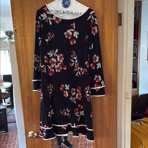 Alfani Black Floral Dress